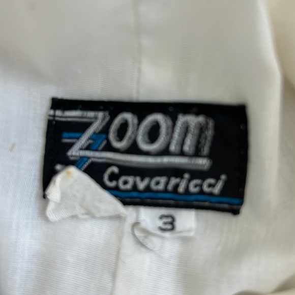 Z. Cavaricci ruched sweatshirt oversized fit in eggshell white, size 3 - Picture 8 of 10